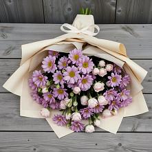 Букет цветов из:  Розы и Хризантемы в Нелидово