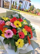 Букет цветов из:  Герберы #REPLACE_PRED# Нелидово