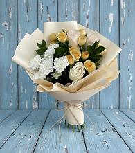 Букет цветов из:  Розы и Хризантемы #REPLACE_PRED# Нелидово